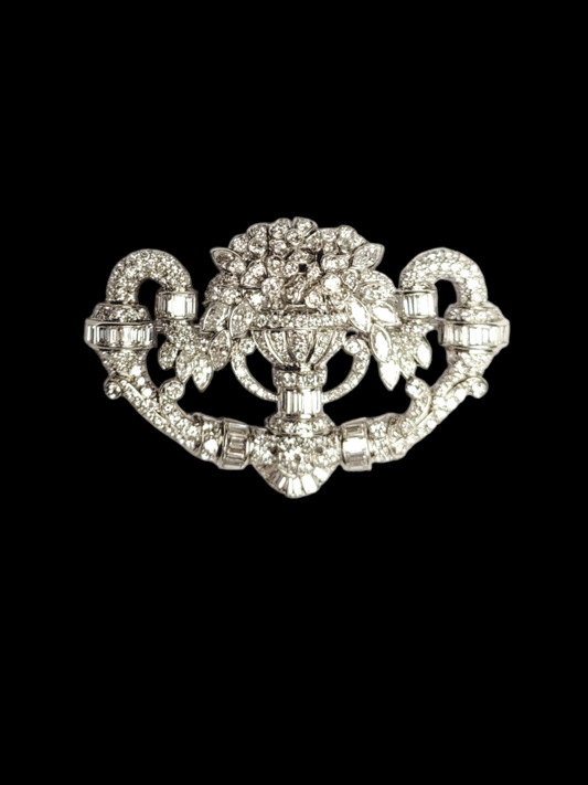 Rare Transforming Art deco diamond diamond Giardinetti brooch
SKU: 7580