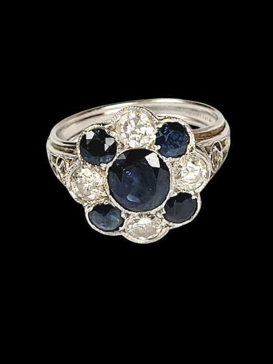Antique Tiffany and Co. sapphire and diamond engagement ring
SKU: 7728