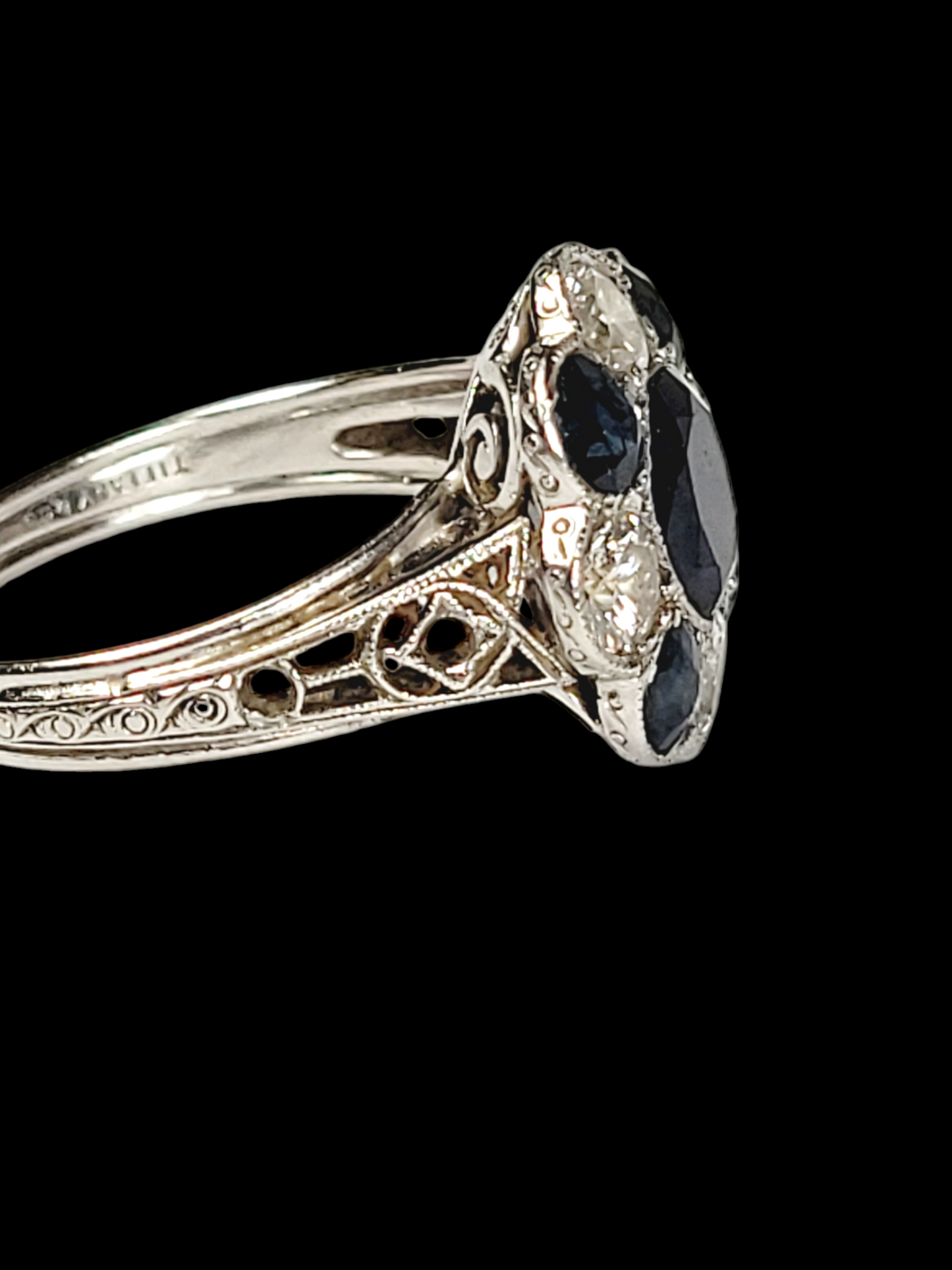 Antique Tiffany and Co. sapphire and diamond engagement ring
SKU: 7728