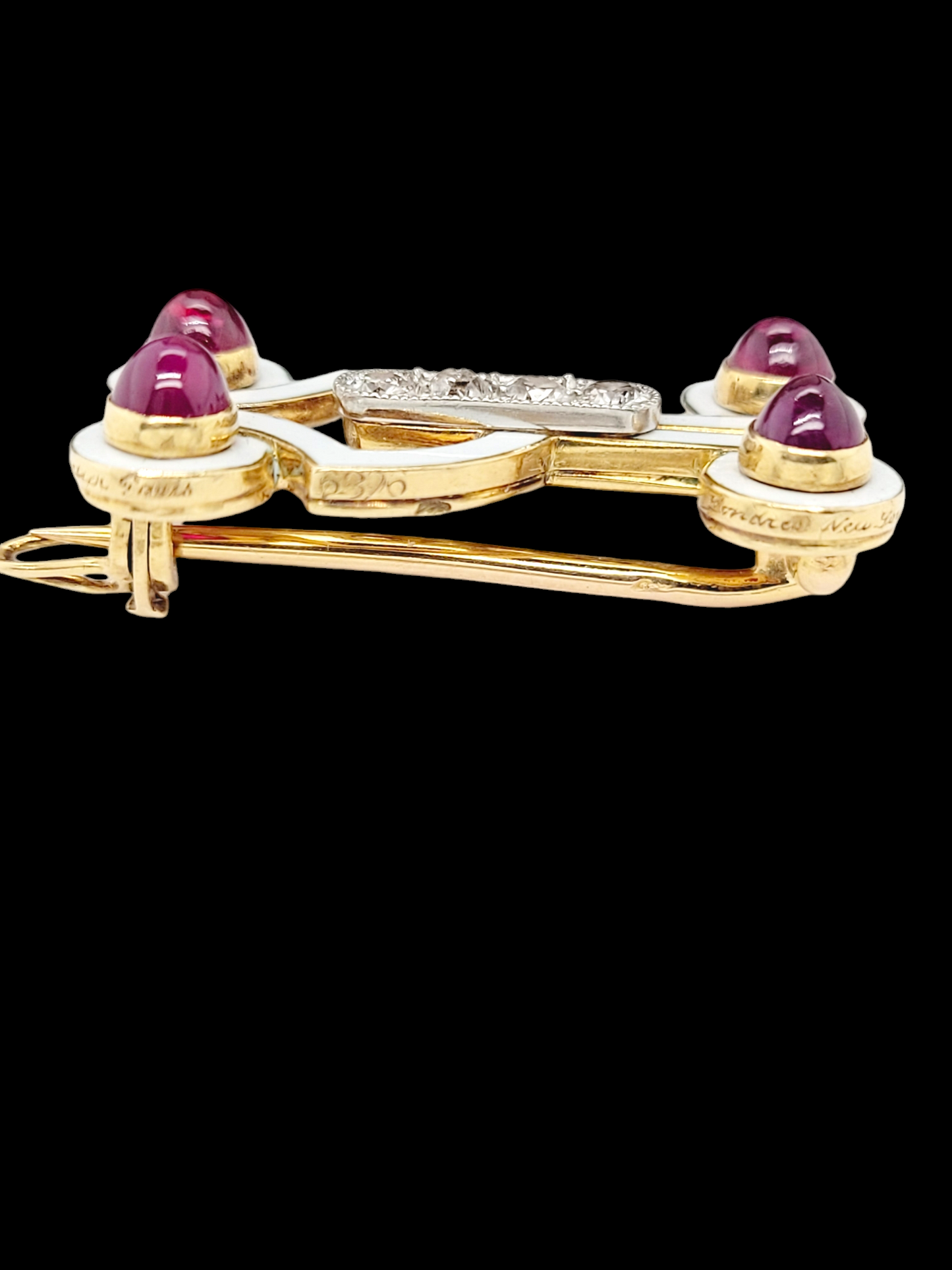 Art deco Cartier ruby and enamel brooch
SKU: 7757
