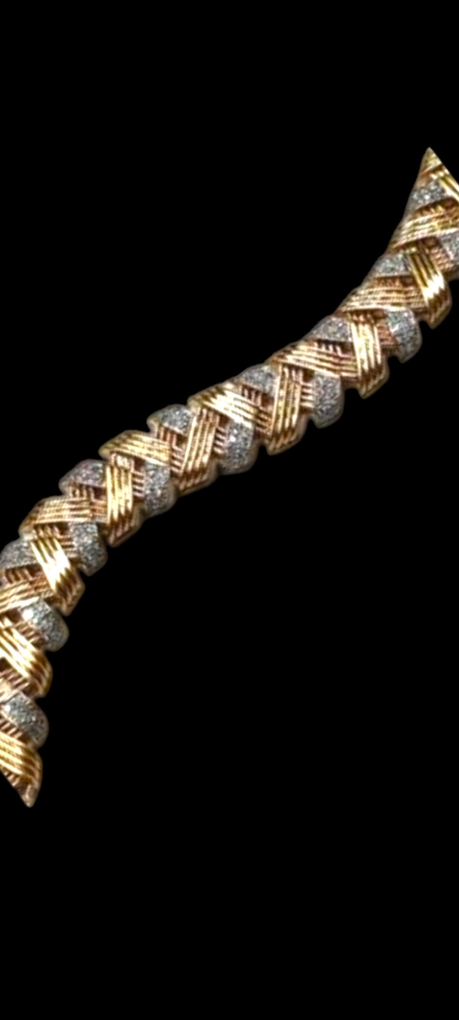 French 1960's gold and diamond bracelet
SKU: 4342