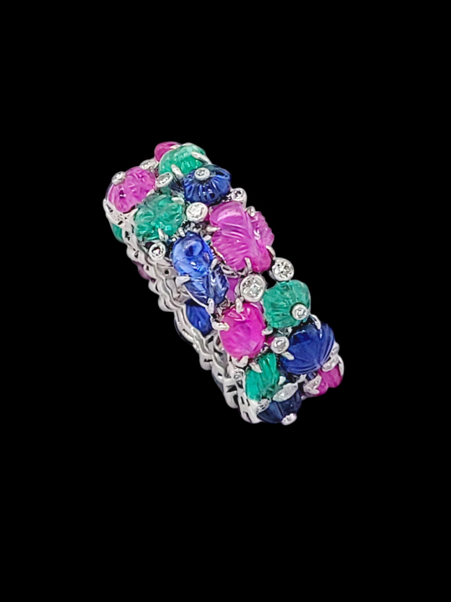 Fine Tutti fruitti gem set eternity ring
SKU: 7897
