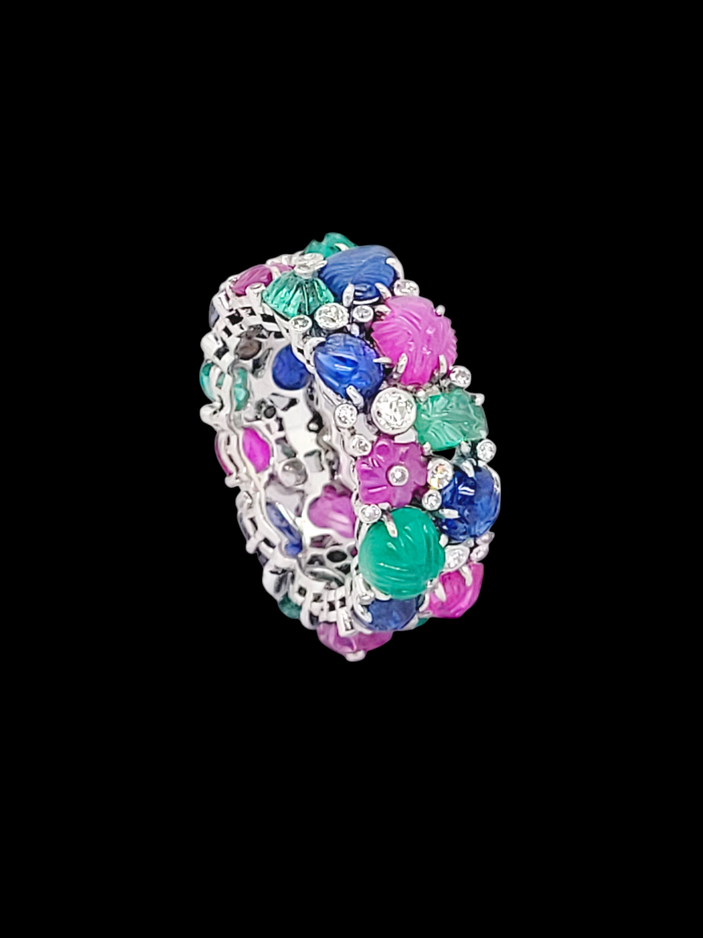 Fine Tutti fruitti gem set eternity ring
SKU: 7897