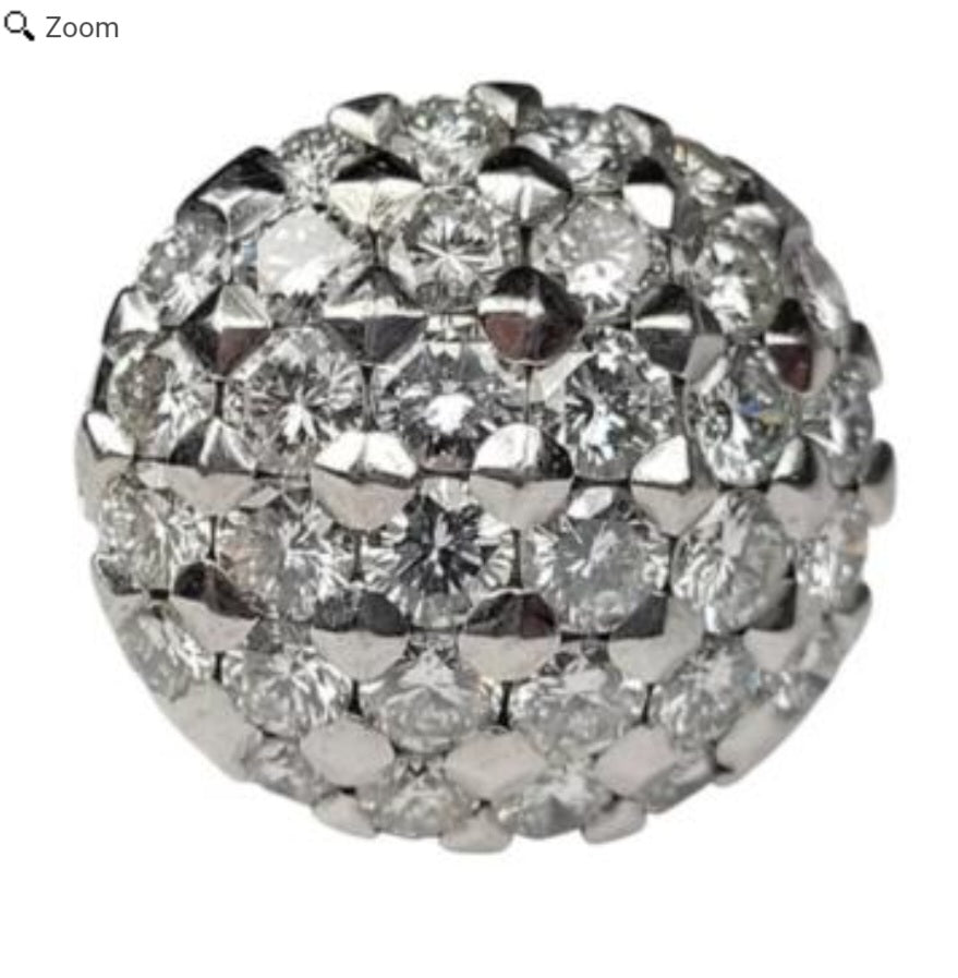 Awesome art deco disco ball diamond ring
SKU: 9169