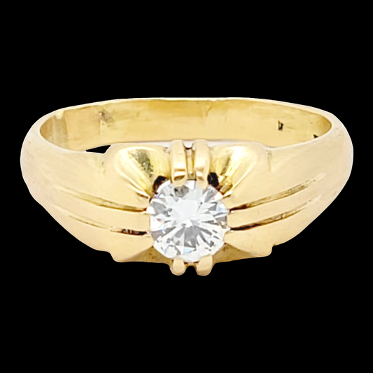 Gentleman's Diamond gypsy set ring

SKU: 6547