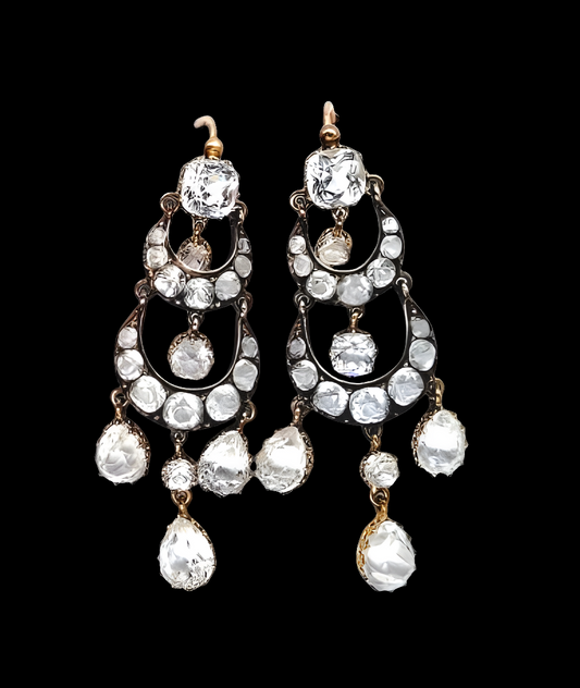 Antique paste girandole earrings
SKU: 8170