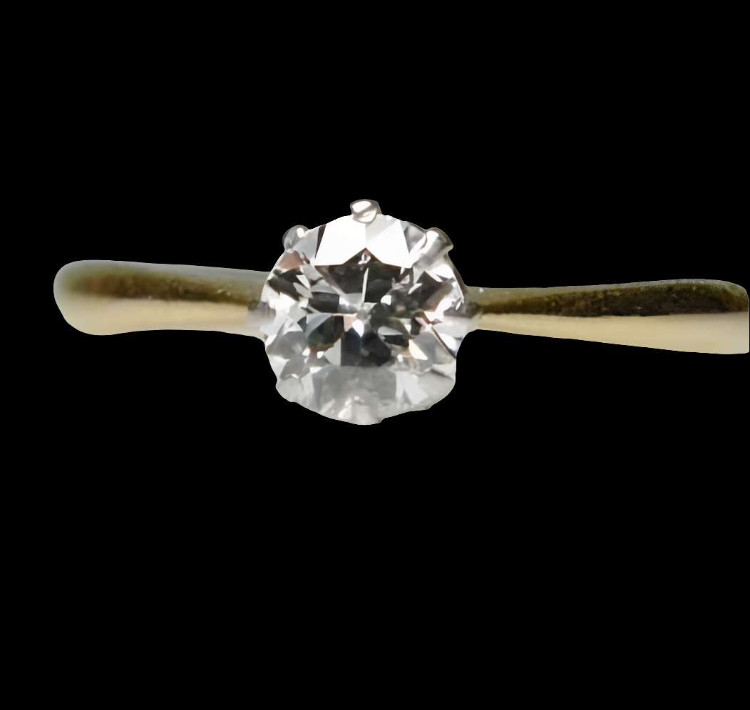 Old Cut Diamond Solitaire Engagement Ring
SKU: 1750