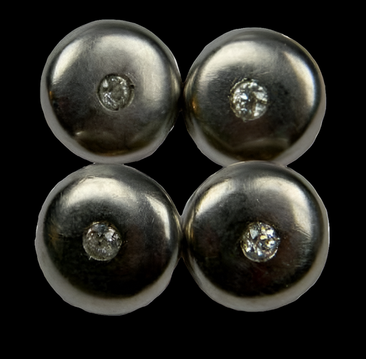 Platinum & diamond french cufflinks circa 1920
SKU: 824
