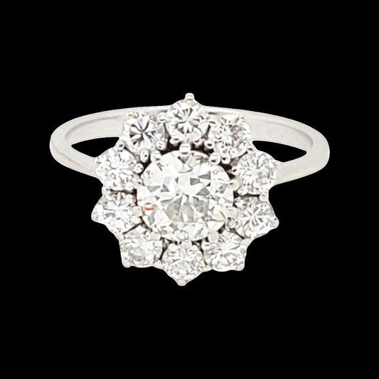 Vintage diamond cluster engagement ring
SKU: 6943