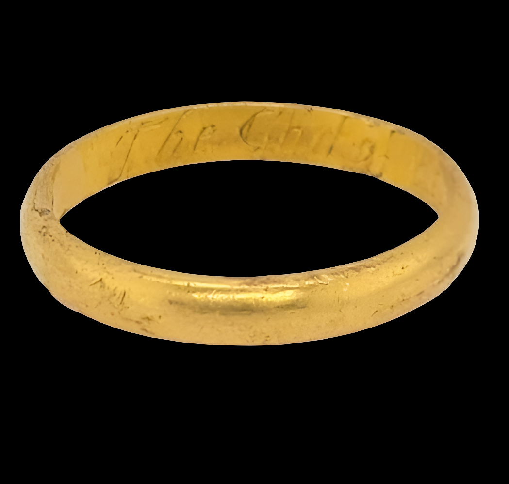 Early Georgian buttery gold posie ring
SKU: 7000