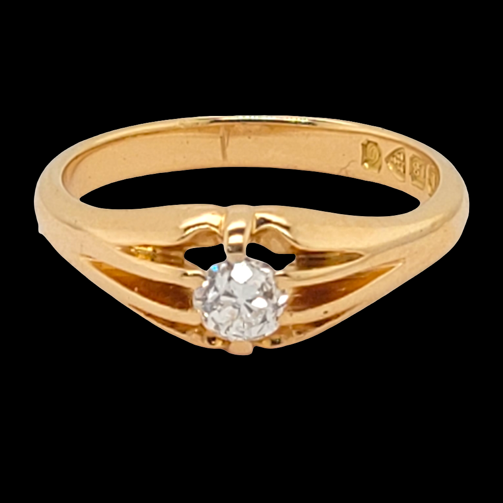 Old cut diamond single stone ring

SKU: 6410
