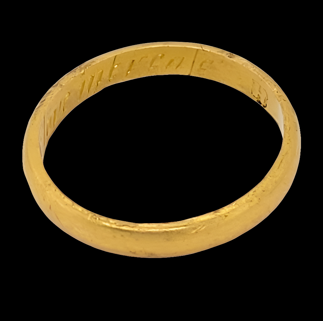 Early Georgian buttery gold posie ring
SKU: 7000