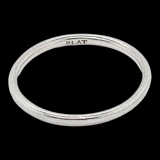 1920's Platinum wedding ring

SKU: 6550