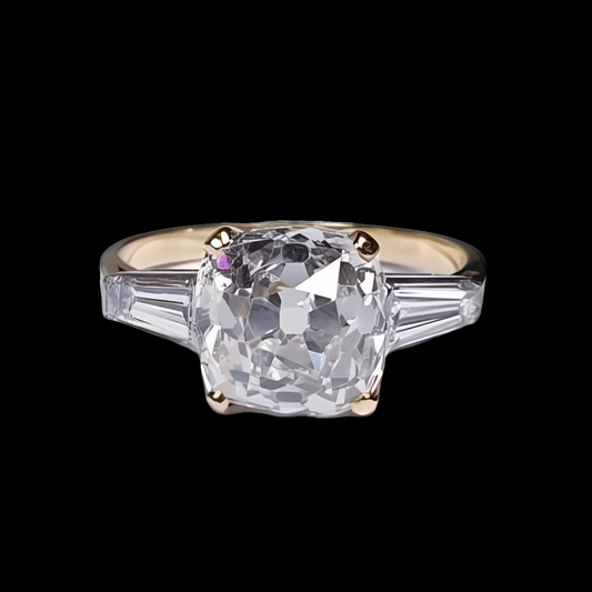 3.76ct E Colour SI1 Clarity Cushion Cut Diamond Ring
SKU: 1811