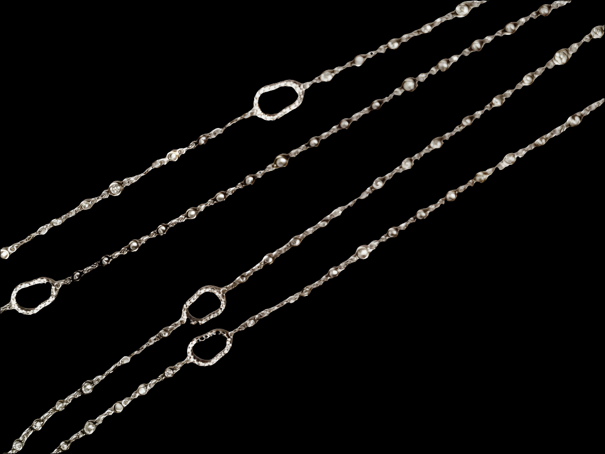 Cool long spectacle set diamond chain sku 8421