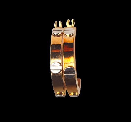 Pair of 18ct gold hoop earrings
SKU: 8317