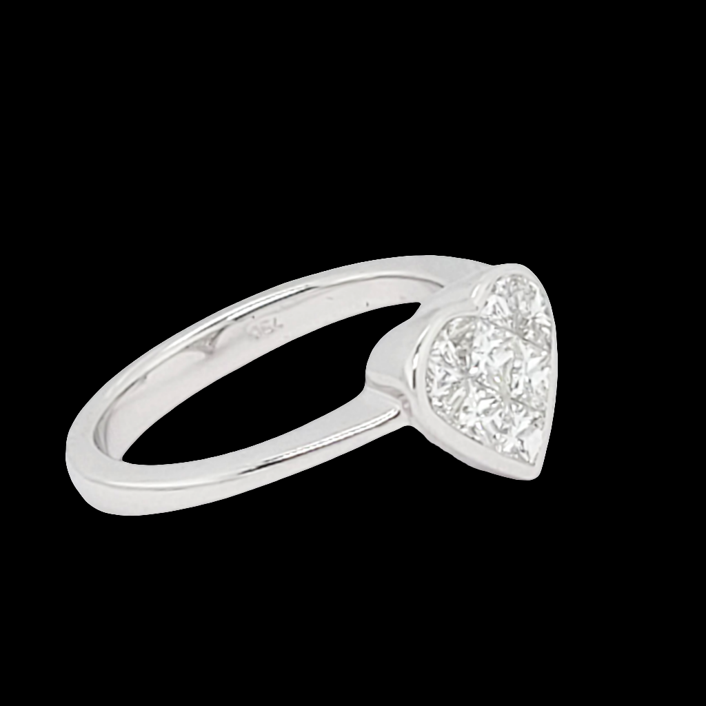 Princess cut diamond heart engagement ring

SKU: 6831