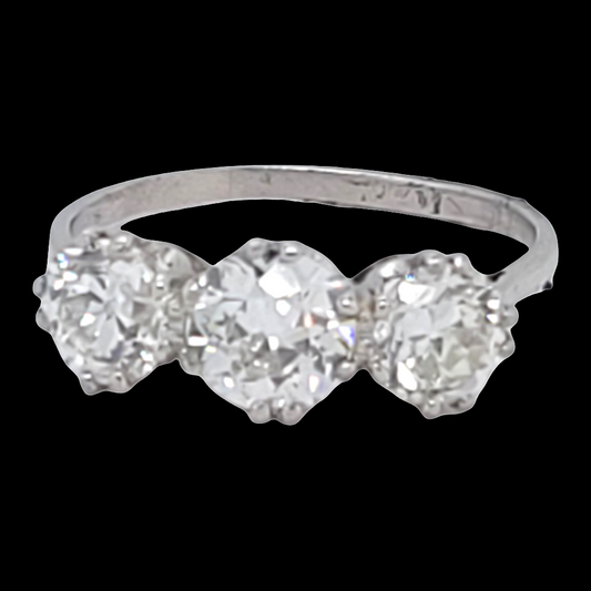 Trilogy old cut diamond engagement ring

SKU: 6579