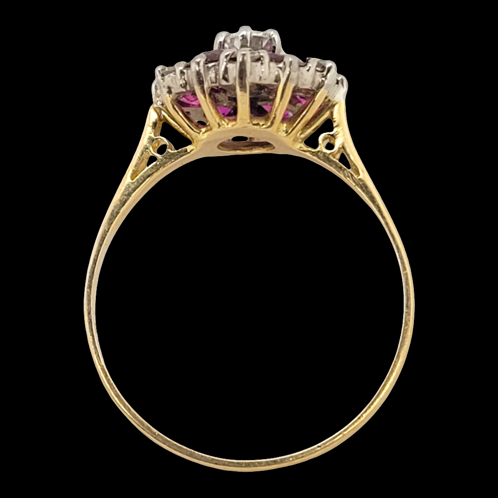 Vintage Ruby and diamond cluster ring

SKU: 6514