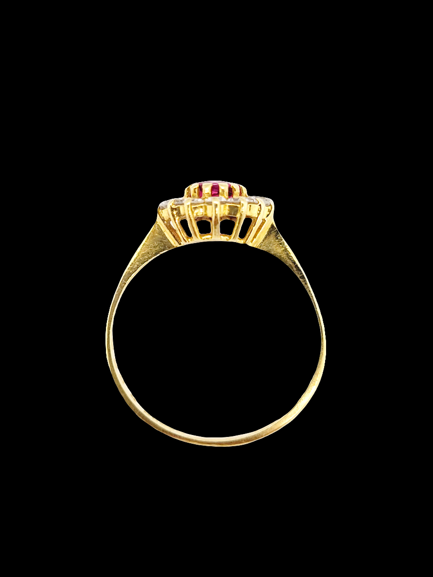 Ruby and diamond cluster ring

SKU: 6681