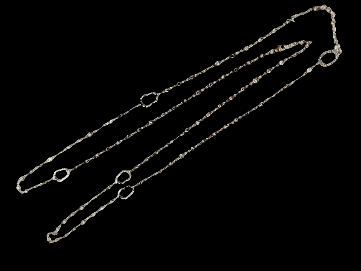 Cool long spectacle set diamond chain sku 8421