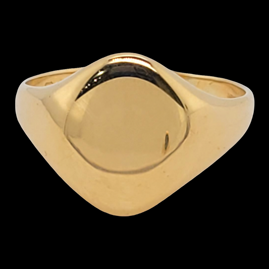 Plain 18ct gold signet ring

SKU: 6597