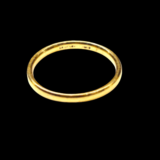 22ct gold wedding ring sku 6093