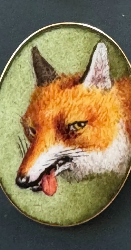 Superb enamel Edwardian fox cufflinks
SKU: 7925