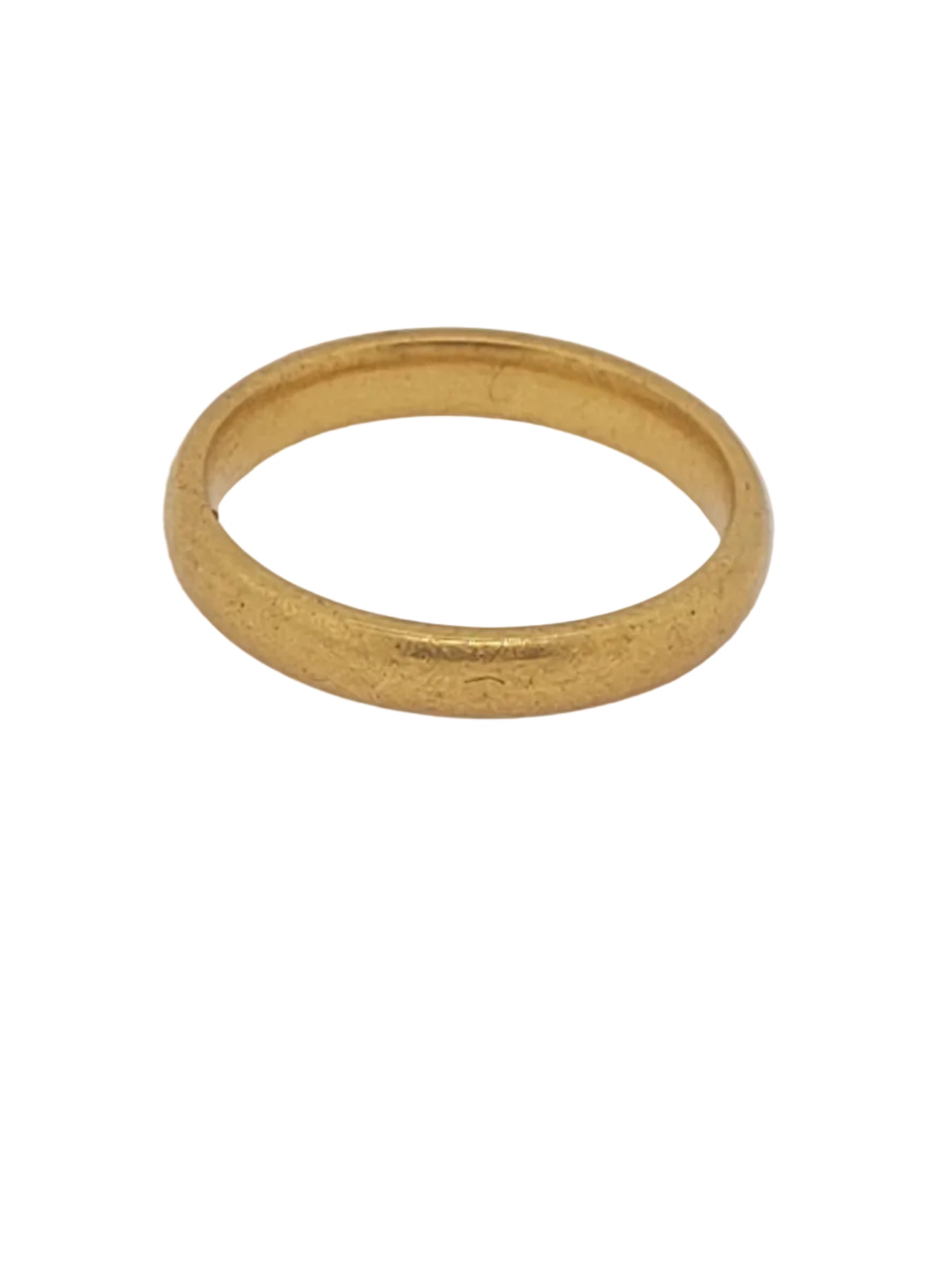 3mm 18ct yellow gold wedding band sku 9197