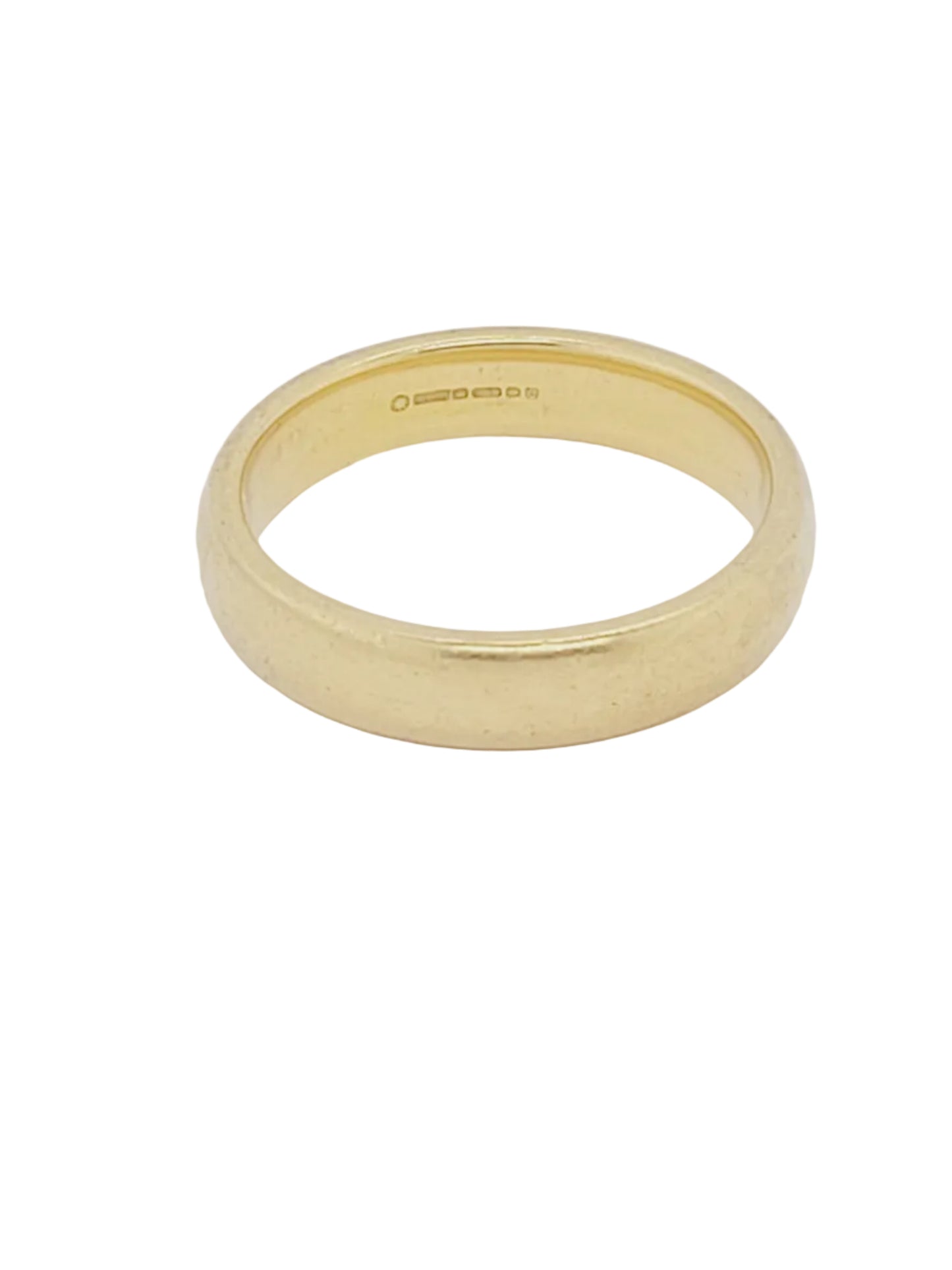 5mm 18ct yellow gold wedding band sku 9201