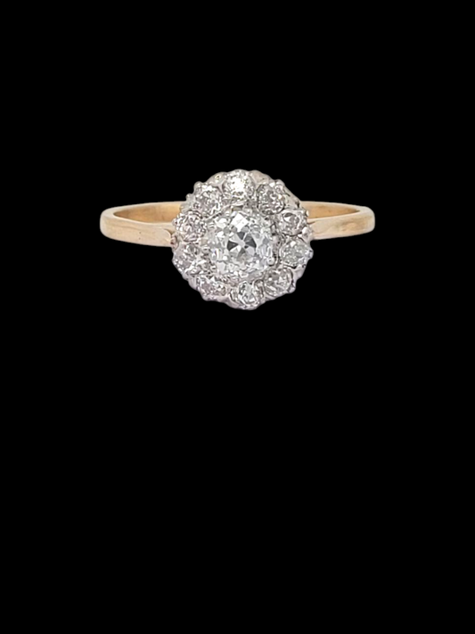Antique diamond cluster engagement ring
SKU: 7973