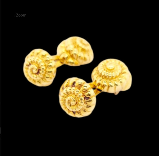 Vintage David Webb 18ct gold ammonite cufflinks
SKU: 7793