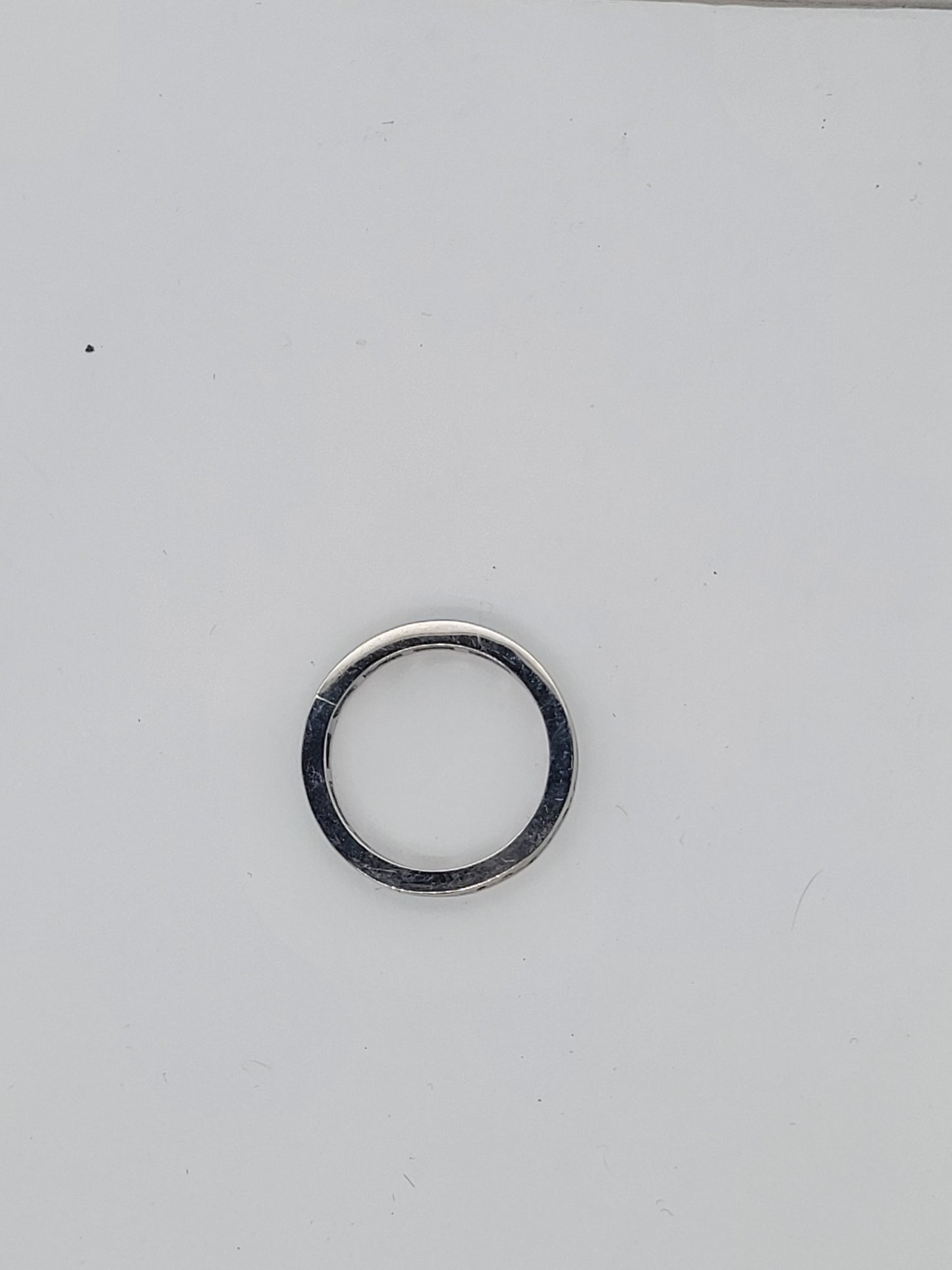 Art deco emerald full hoop eternity band Sku 8733