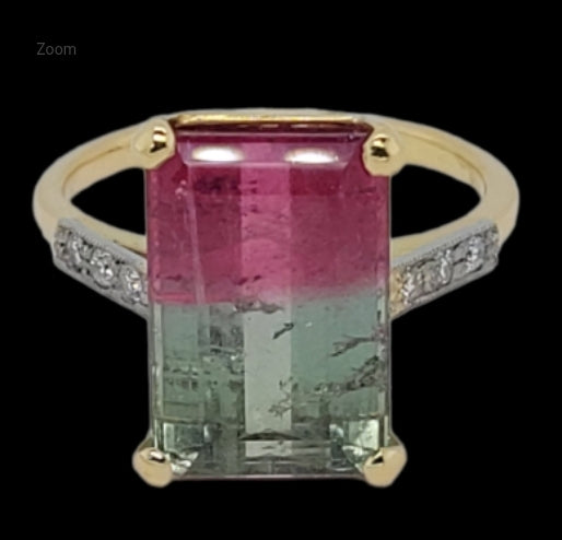 Watermelon tourmaline ring
SKU: 4285
