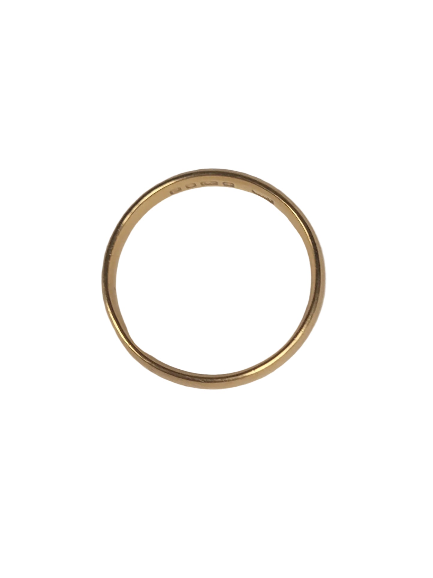 3.9g 22ct yellow gold wedding band