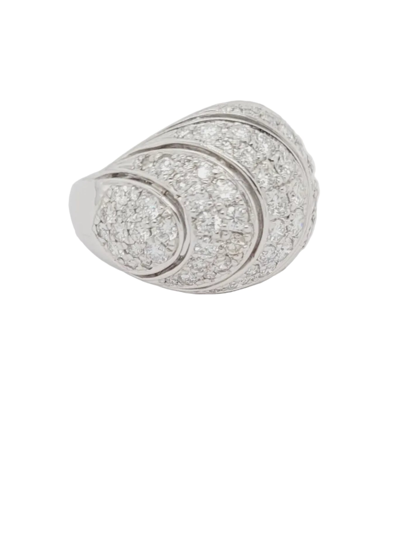 Vintage bombe diamond dress ring sku 9029