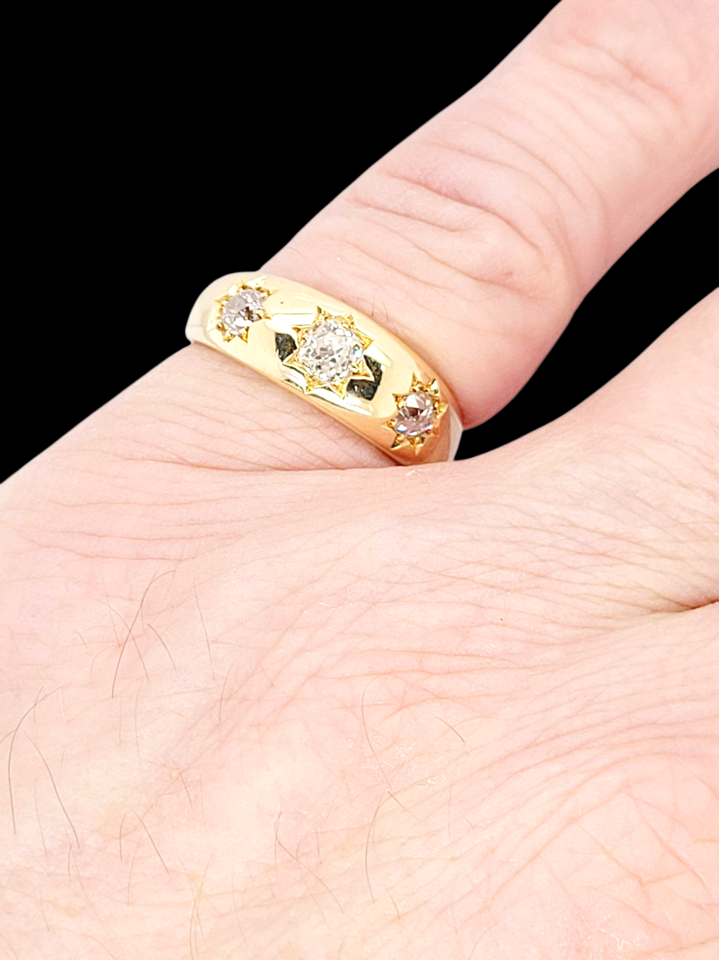 Old mine cut diamond gypsy set ring
SKU: 8156