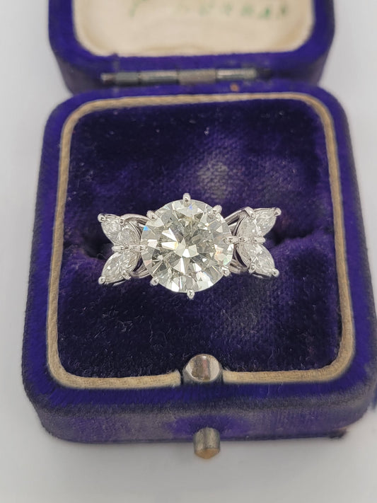 2.30ct diamond engagement ring sku 9058