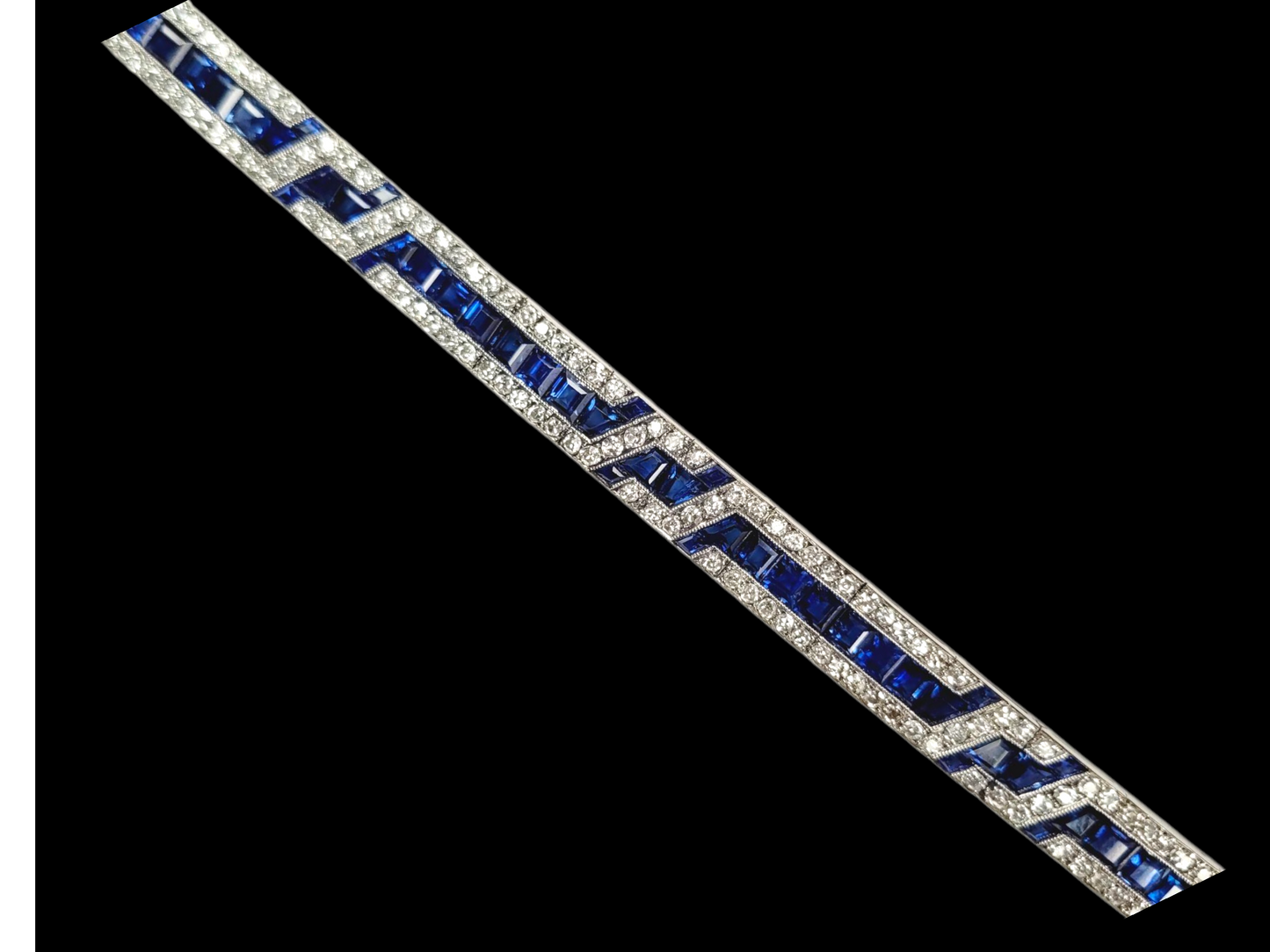 Fine Art deco sapphire and diamond bracelet Mellerio
SKU: 8221