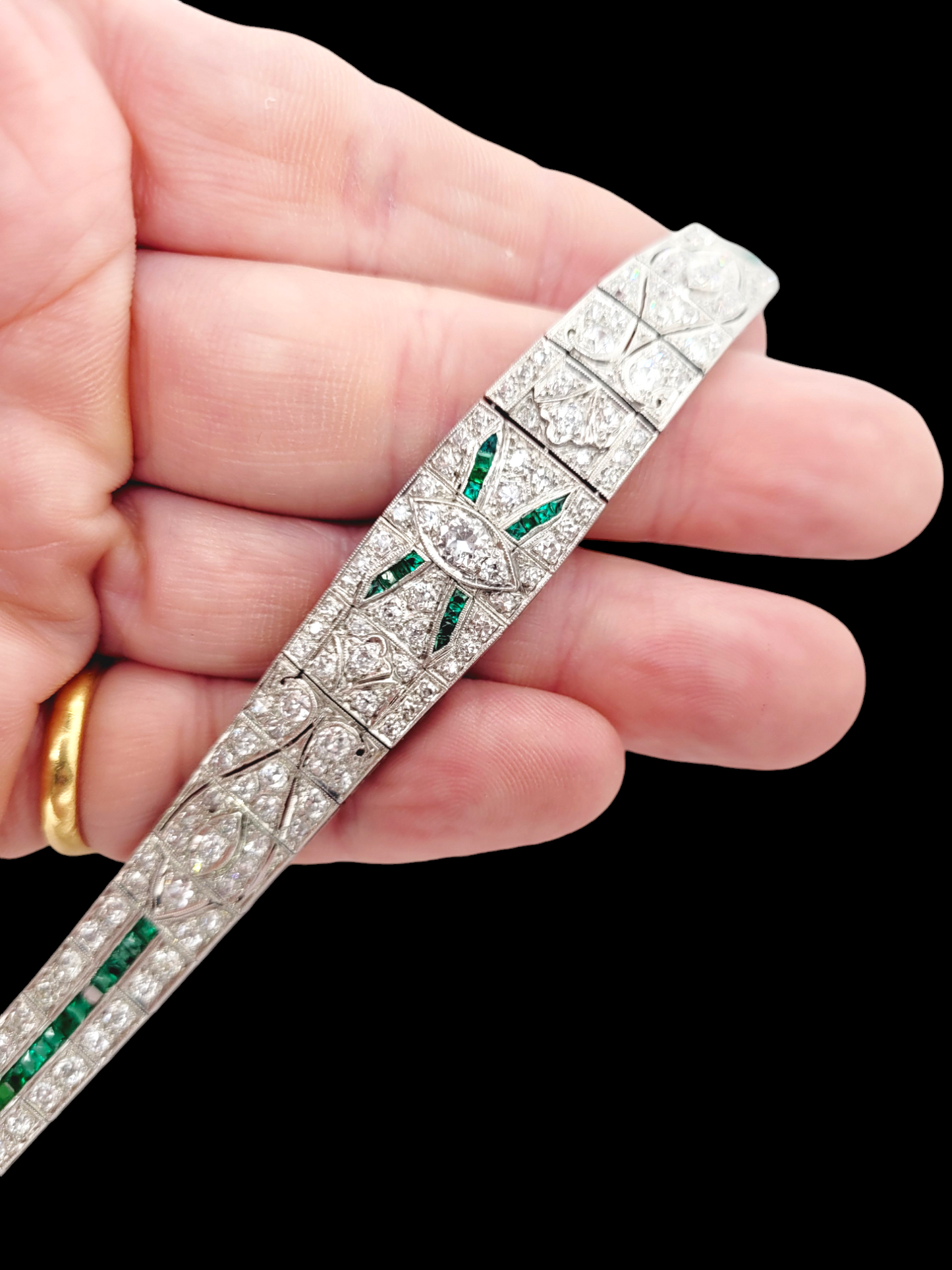 Art deco emerald and diamond bracelet
SKU: 7479