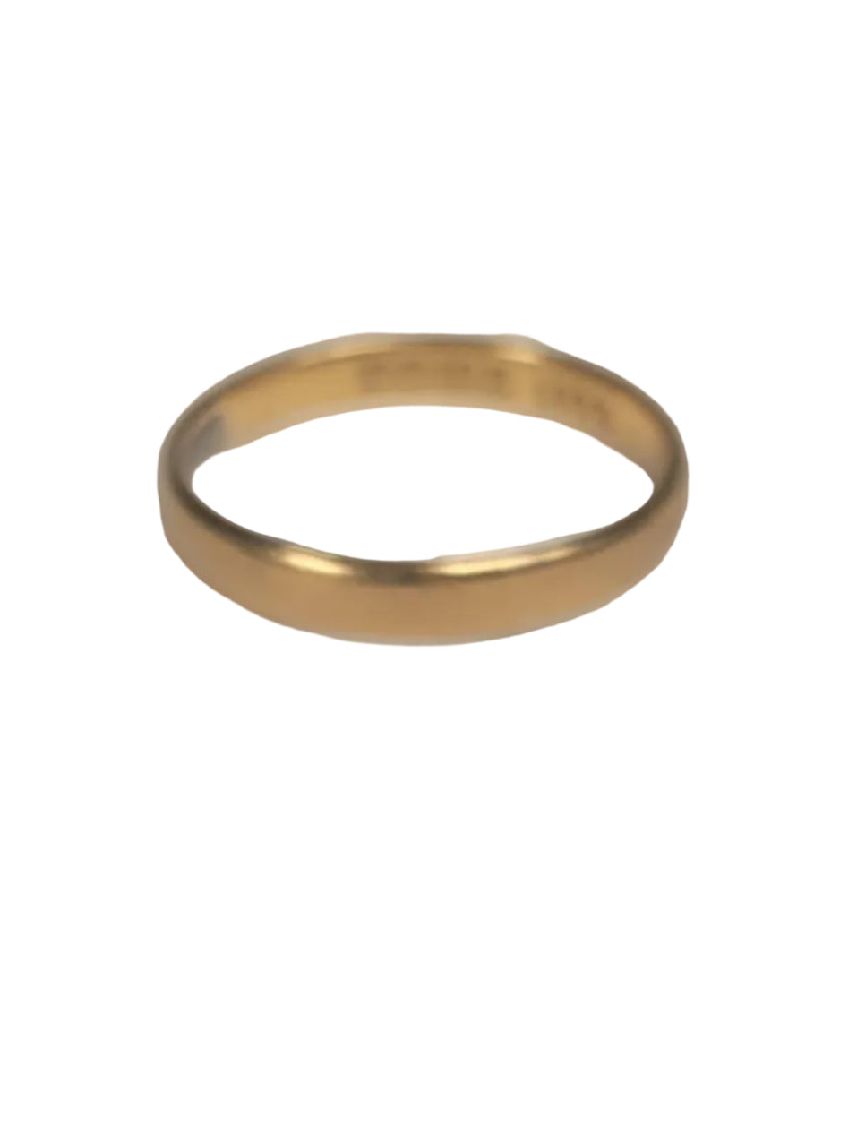 2.4g 22ct gold wedding band
