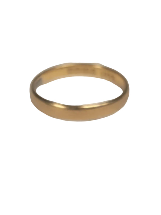 2.4g 22ct gold wedding band