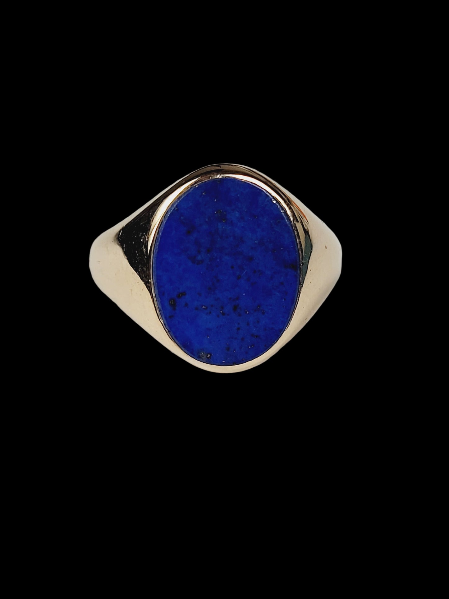 Lapis lazuli 9ct yellow gold signet ring
SKU: 8604