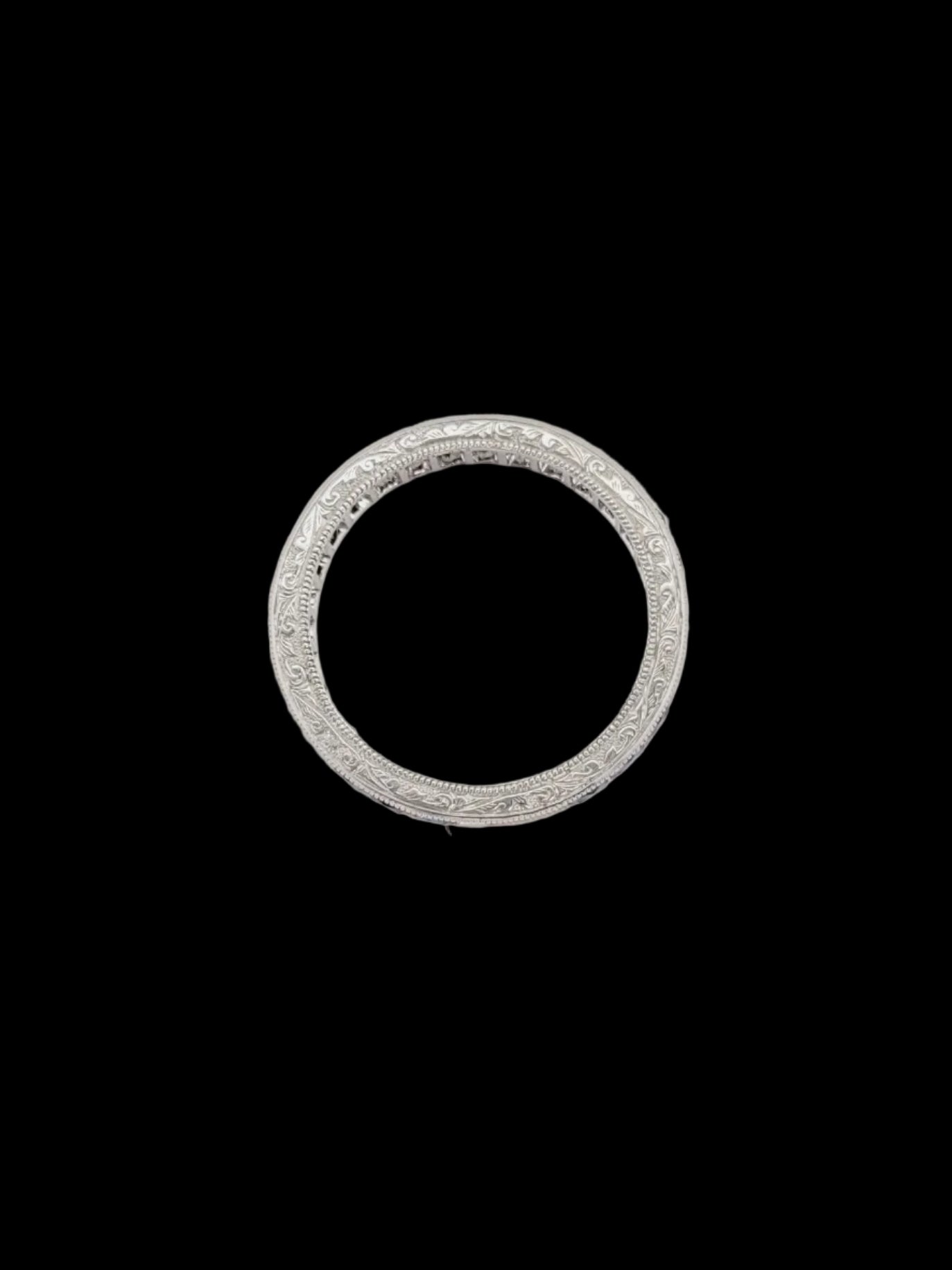Sapphire and diamond eternity band SKU 8793