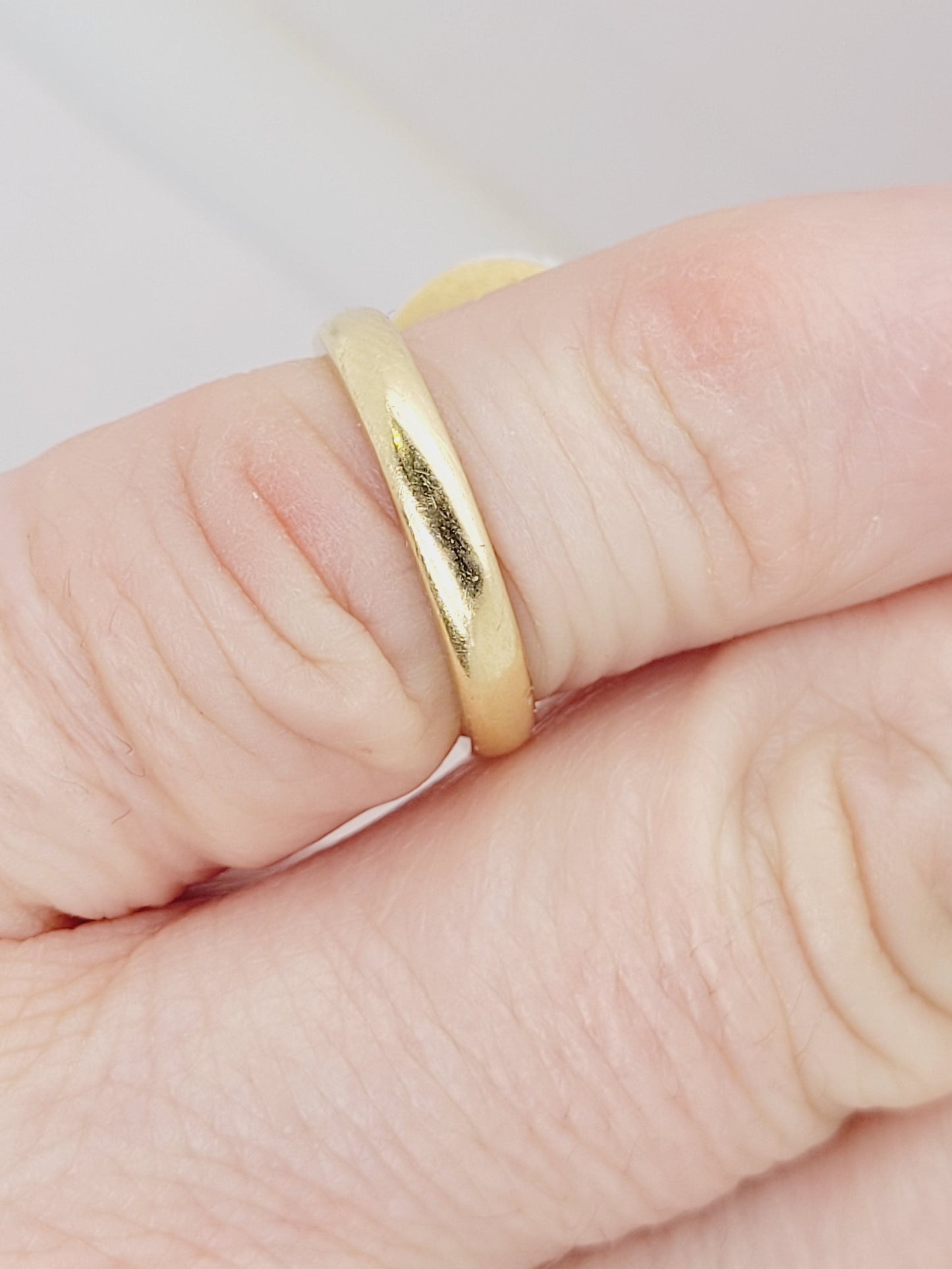 18ct yellow gold wedding band sku 8847