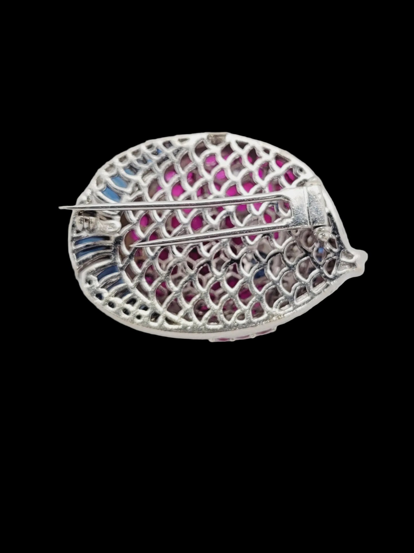 Gemset tropical fish brooch sku 8809