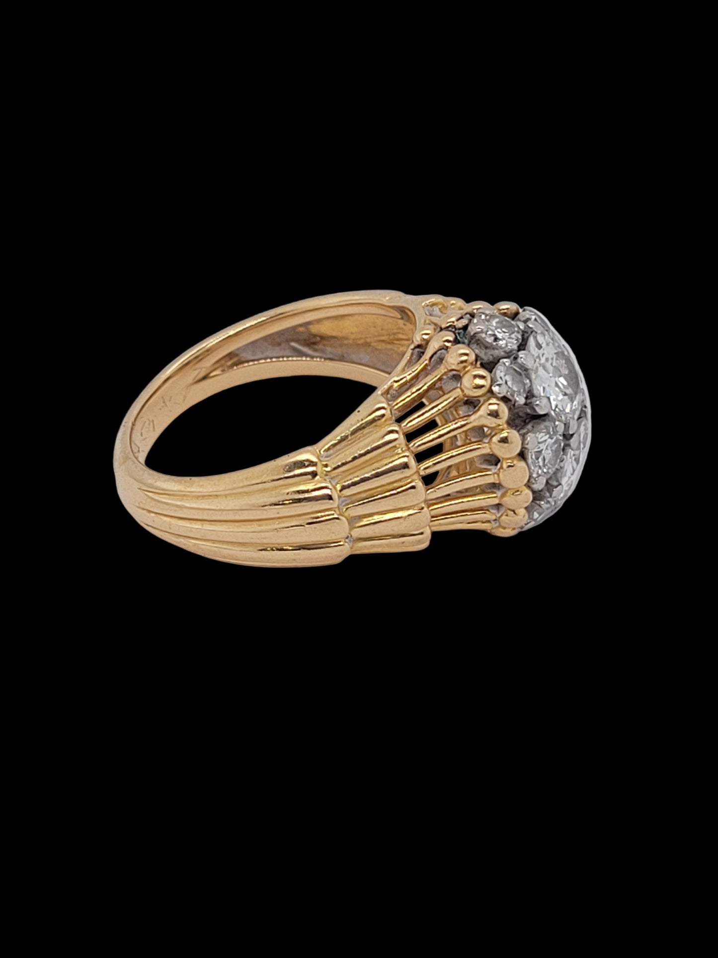 1960's Cool French old cut diamond dress ring
SKU: 8526