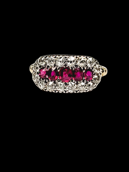 Fine Antique ruby and diamond ring
SKU: 8212
