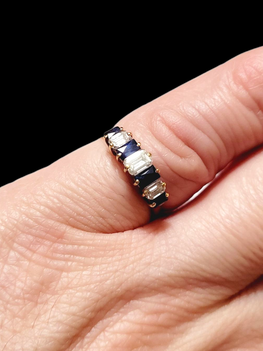 Vintage Tiffany diamond and sapphire ring
SKU: 8199