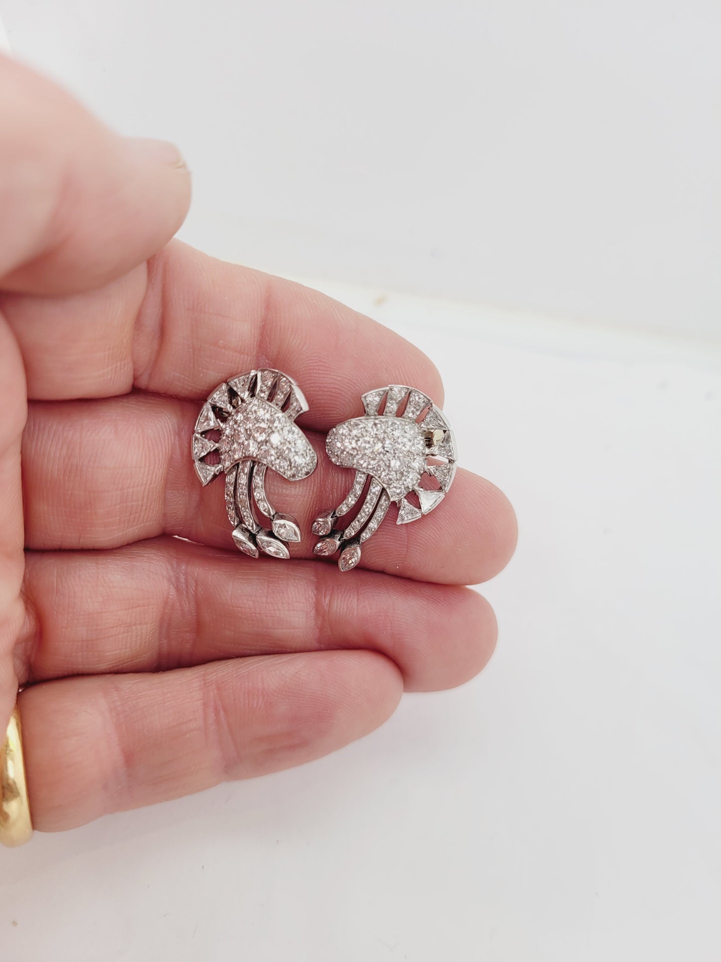 Art deco diamond earrings
SKU: 8628